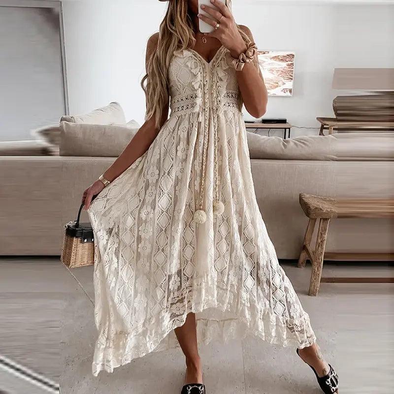 Lace Summer Dress - Sí Fashions