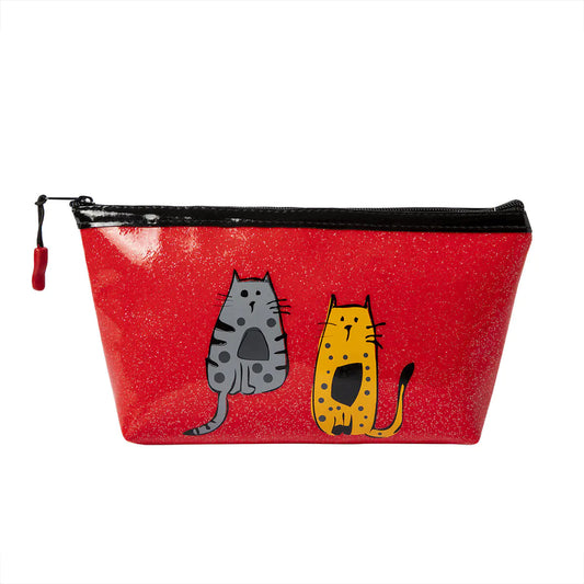 Biggdesign Cats Glossy Makeup Bag