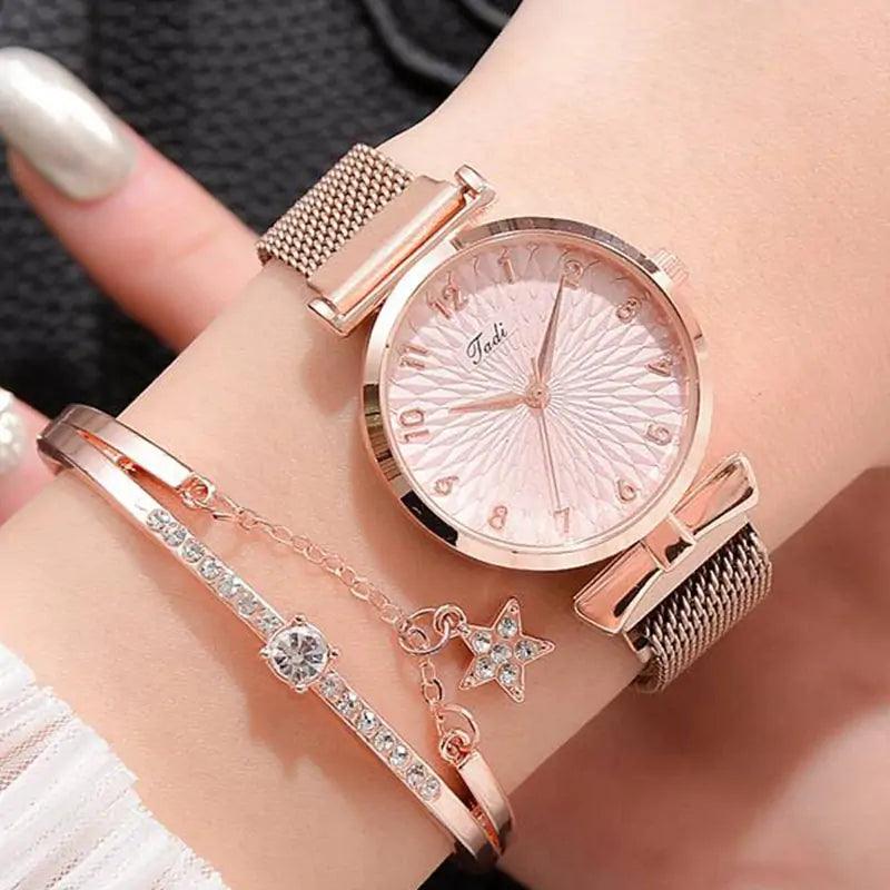 Luxury Magnetic Quartz Bracelet Watches - Sí Fashions