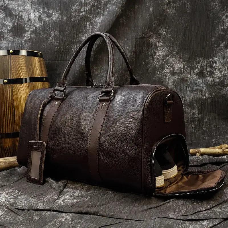 Genuine Leather Travel Bag - Sí Fashions