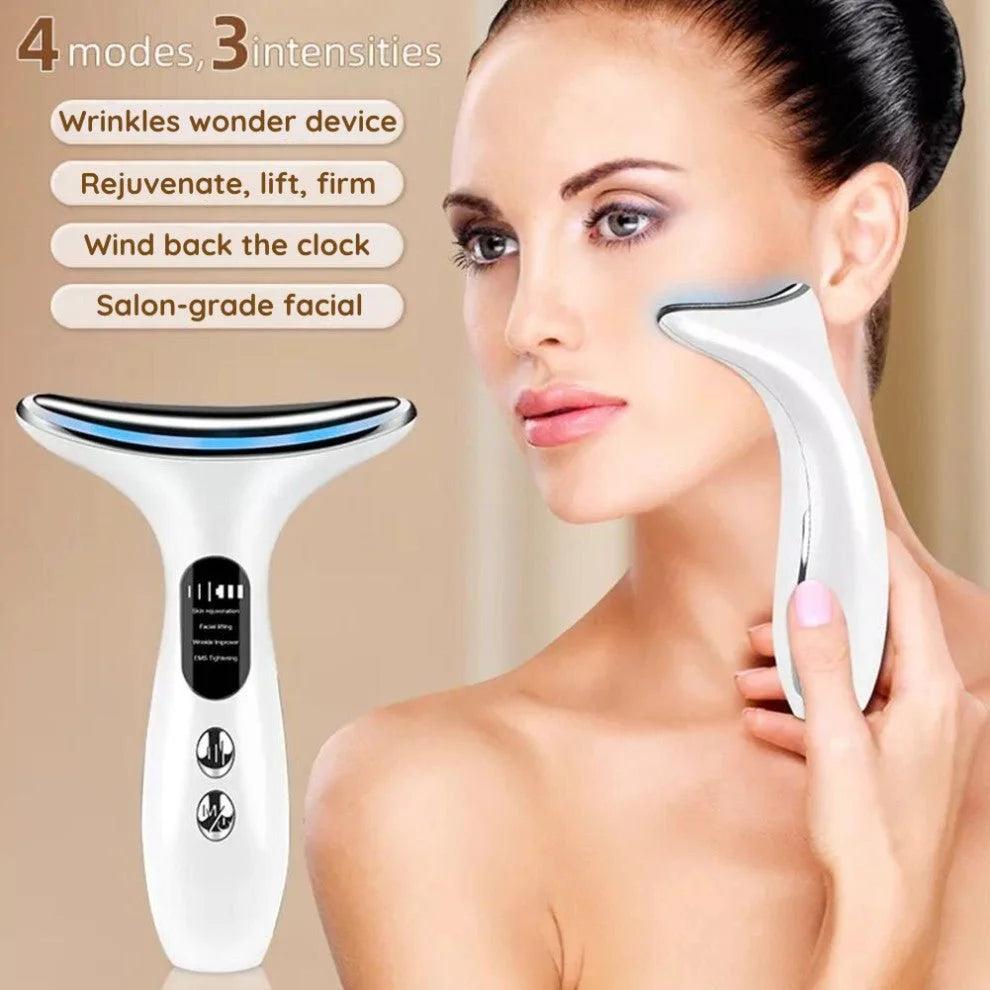 LED Red Light Beauty Massager for Skin Rejuvenation - Sí Fashions