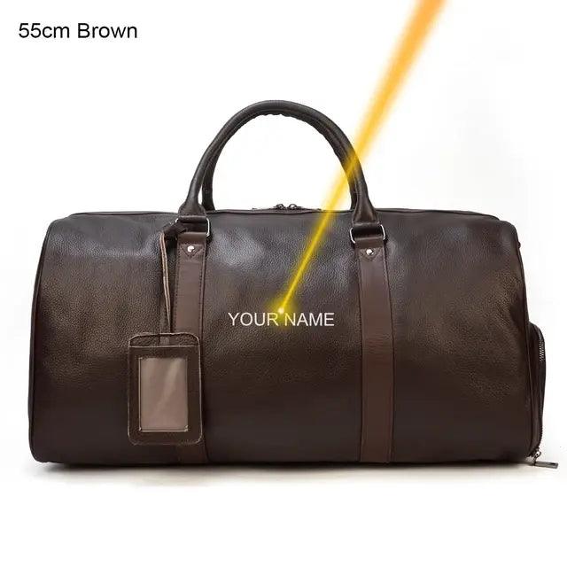 Genuine Leather Travel Bag - Sí Fashions