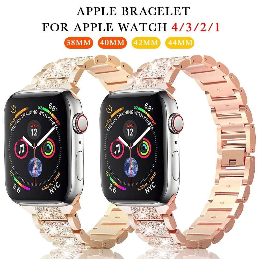 Band Metal Strap For Apple Watches - Sí Fashions