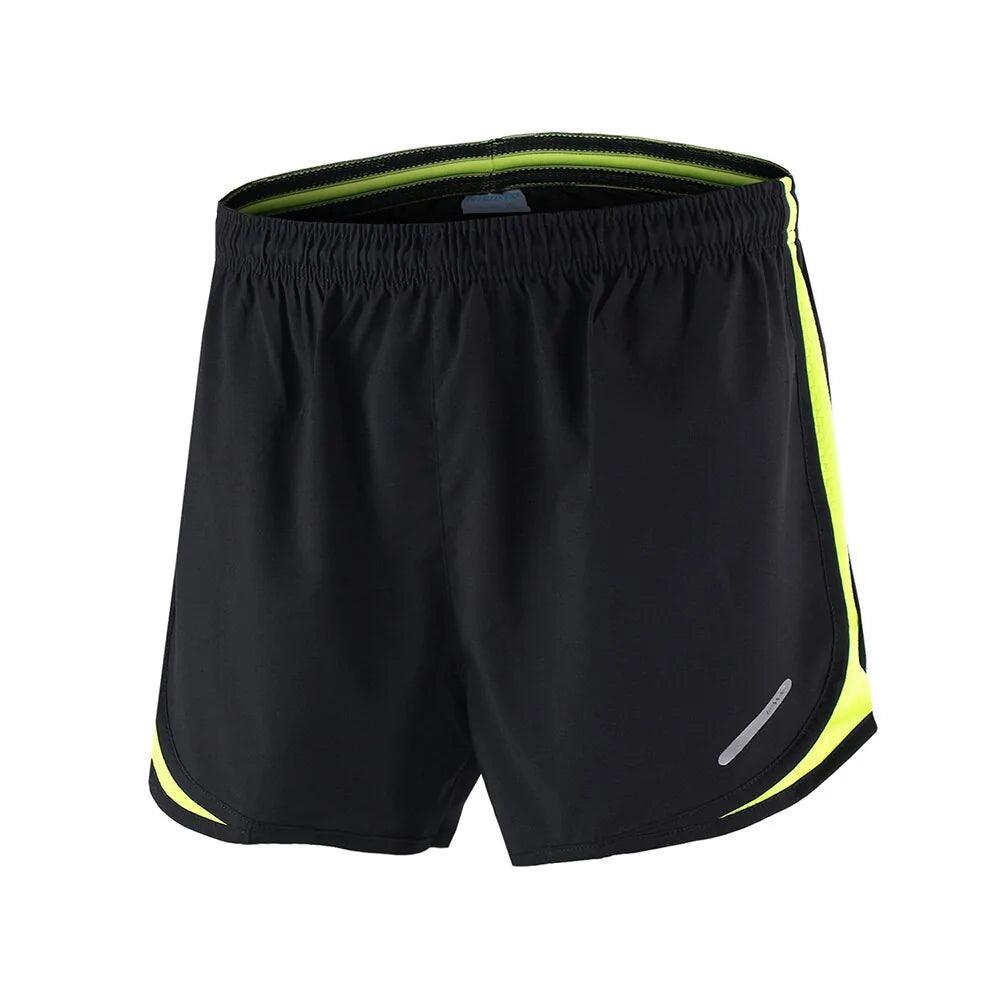 Men's 2-in-1 Running Shorts: Sport Athletic Crossfit Fitness Gym Pants - Sí Fashions