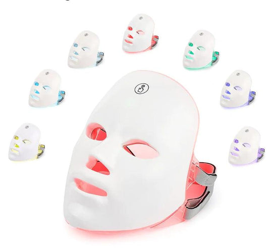 7 Colors Cycle Beauty Mask - USB Charge LED Facial Mask - Sí Fashions