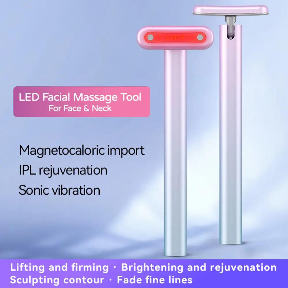 Facial Red Light Therapy Tool | 4 in 1  Set