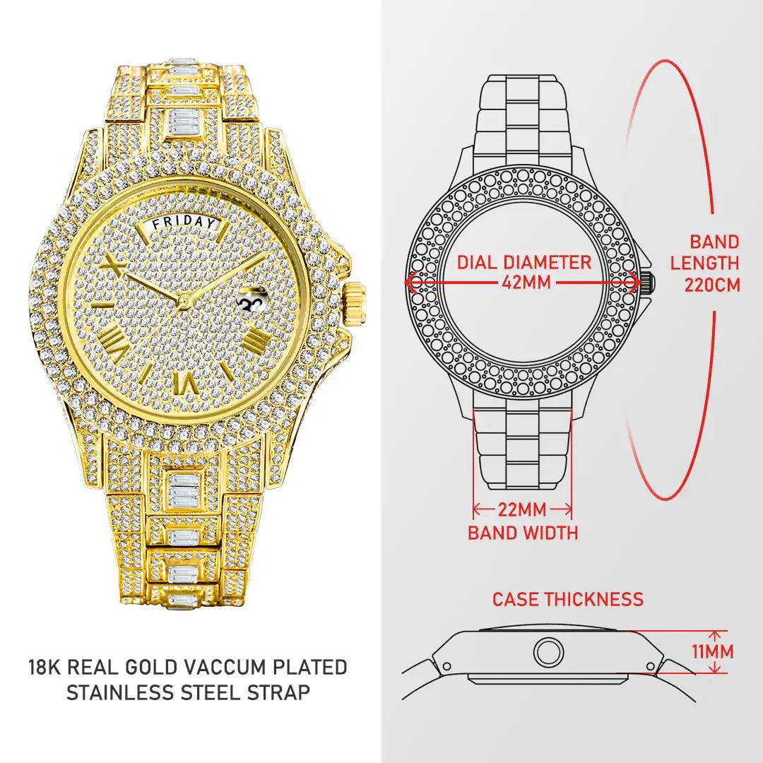 Men's Luxury Crystal Watches - Sí Fashions