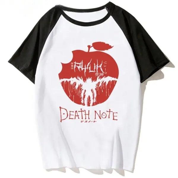 Death Note Anime T-Shirt: Kawaii Bleach Ichigo Graphic Tee - Sí Fashions