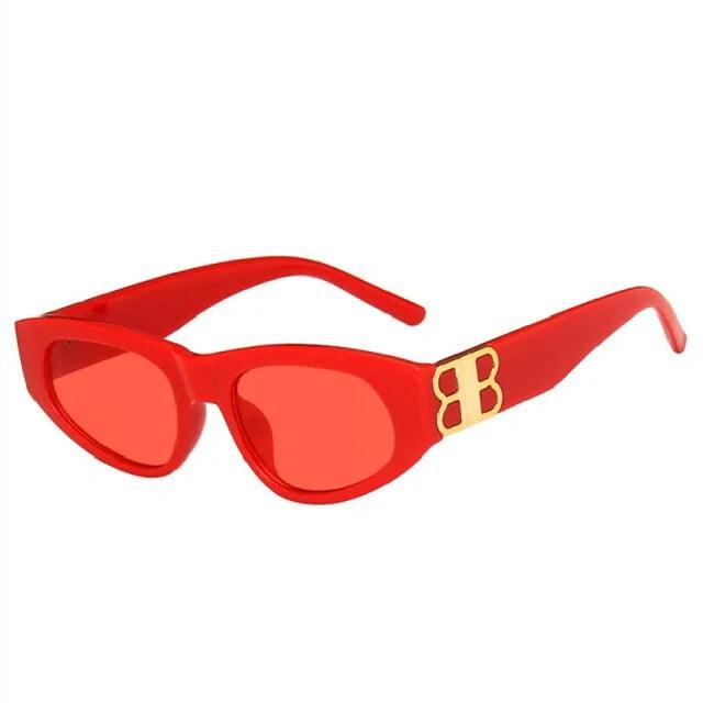 Small Square Frame UV400 Sunglasses Retro - Sí Fashions