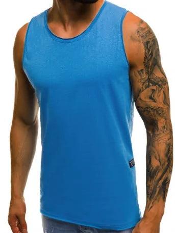 Men's Summer Casual Slim Sleeveless T-Shirt Top Blouse - Sí Fashions