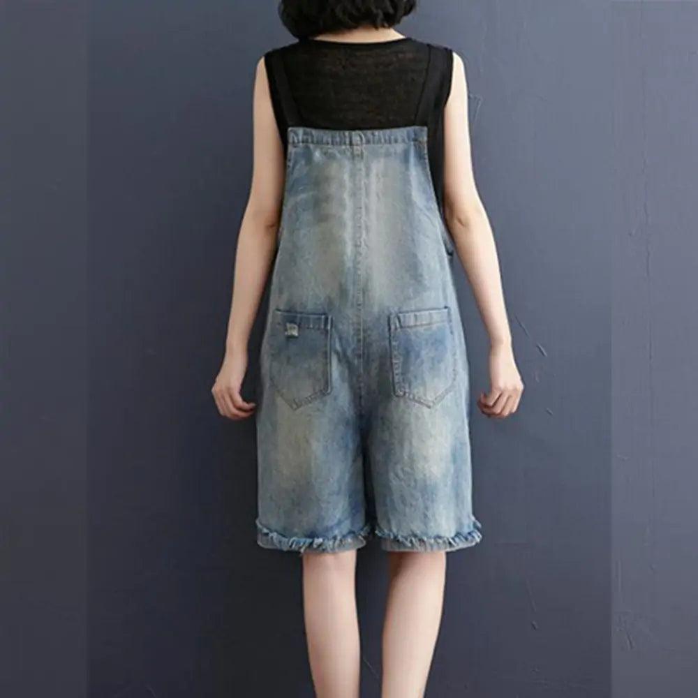 Summer Denim Rompers - Sí Fashions