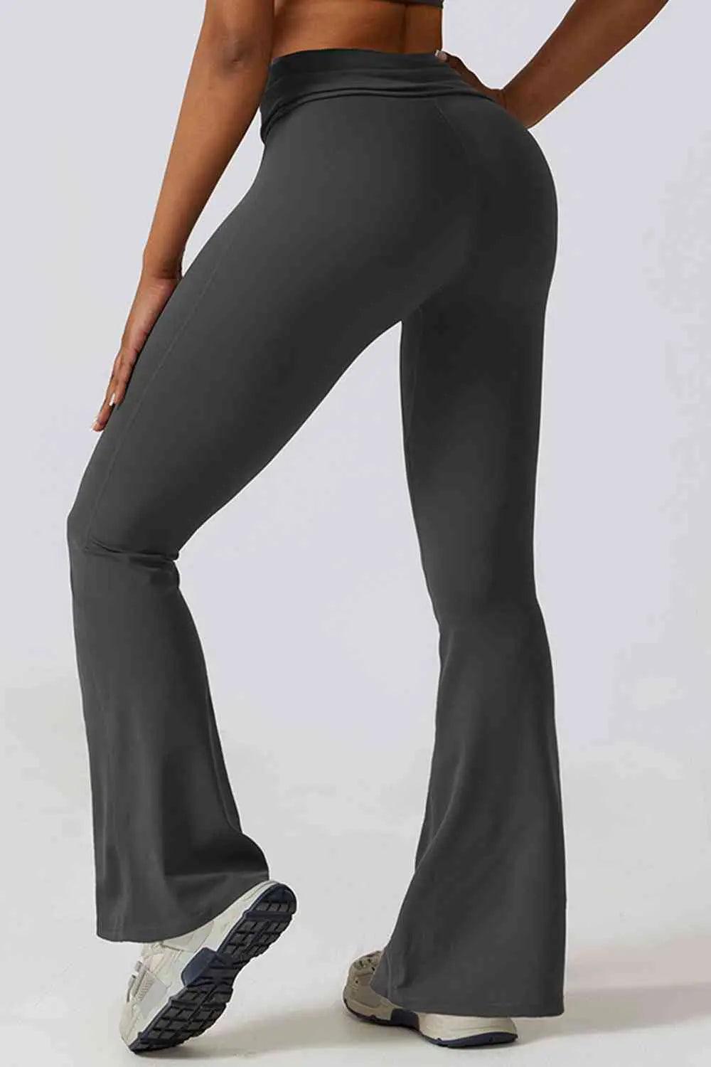 Halter Neck Flare Sport Jumpsuit - Sí Fashions