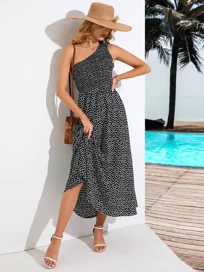 Zoe Single Shoulder Dress - Sí Fashions