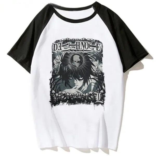 Death Note Anime T-Shirt: Kawaii Bleach Ichigo Graphic Tee - Sí Fashions