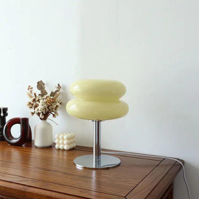 Italian Designer Glass Egg Tart Table Lamp - Sí Fashions