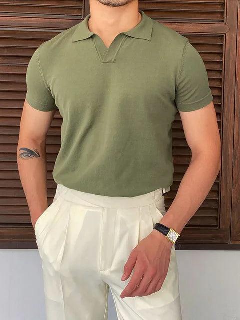 Summer Men Fashion Polo Shirts Short Sleeve - Sí Fashions