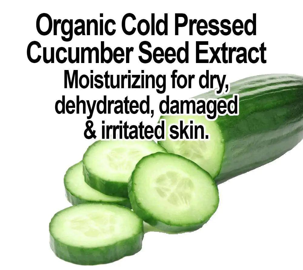 Organic Cucumber Makeup Remover - Removes Makeup with No Oily Residue