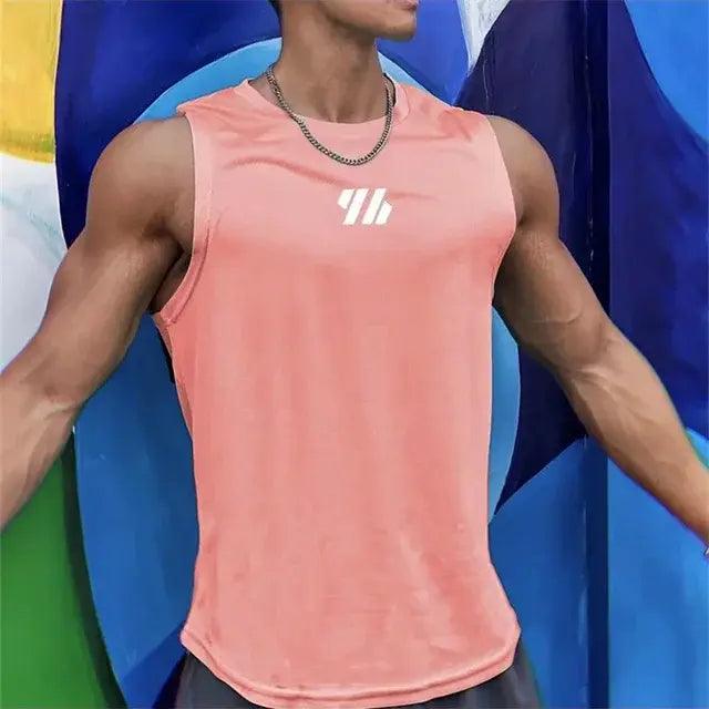 New Summer Gym Vest Mesh Shirt Sleeveless T-shirts - Sí Fashions