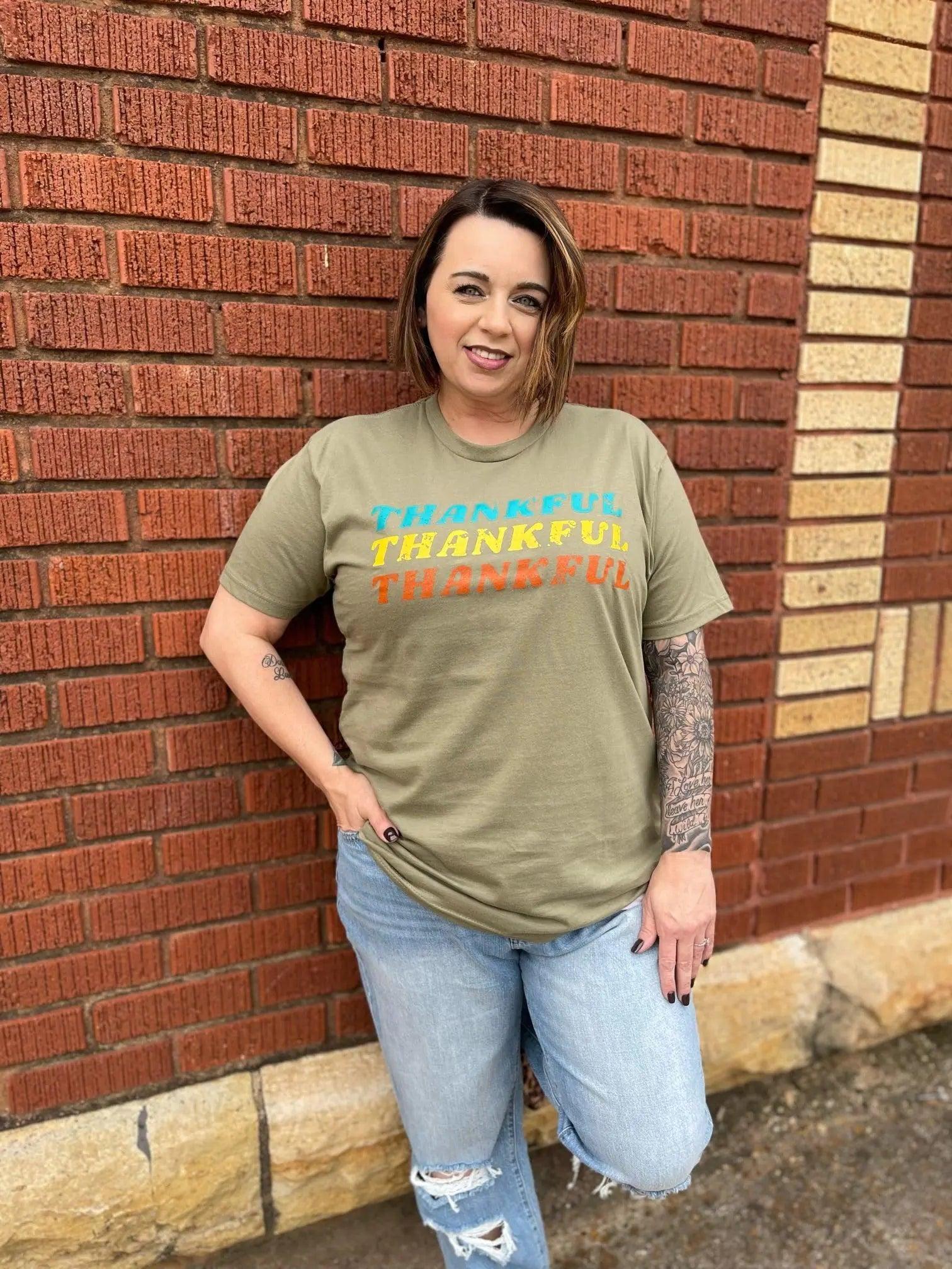 Thankful T-Shirt - Sí Fashions