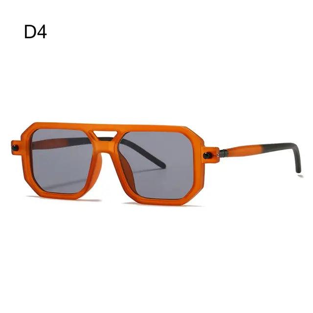 Retro Double Bridge Leopard Sunglasses - Sí Fashions