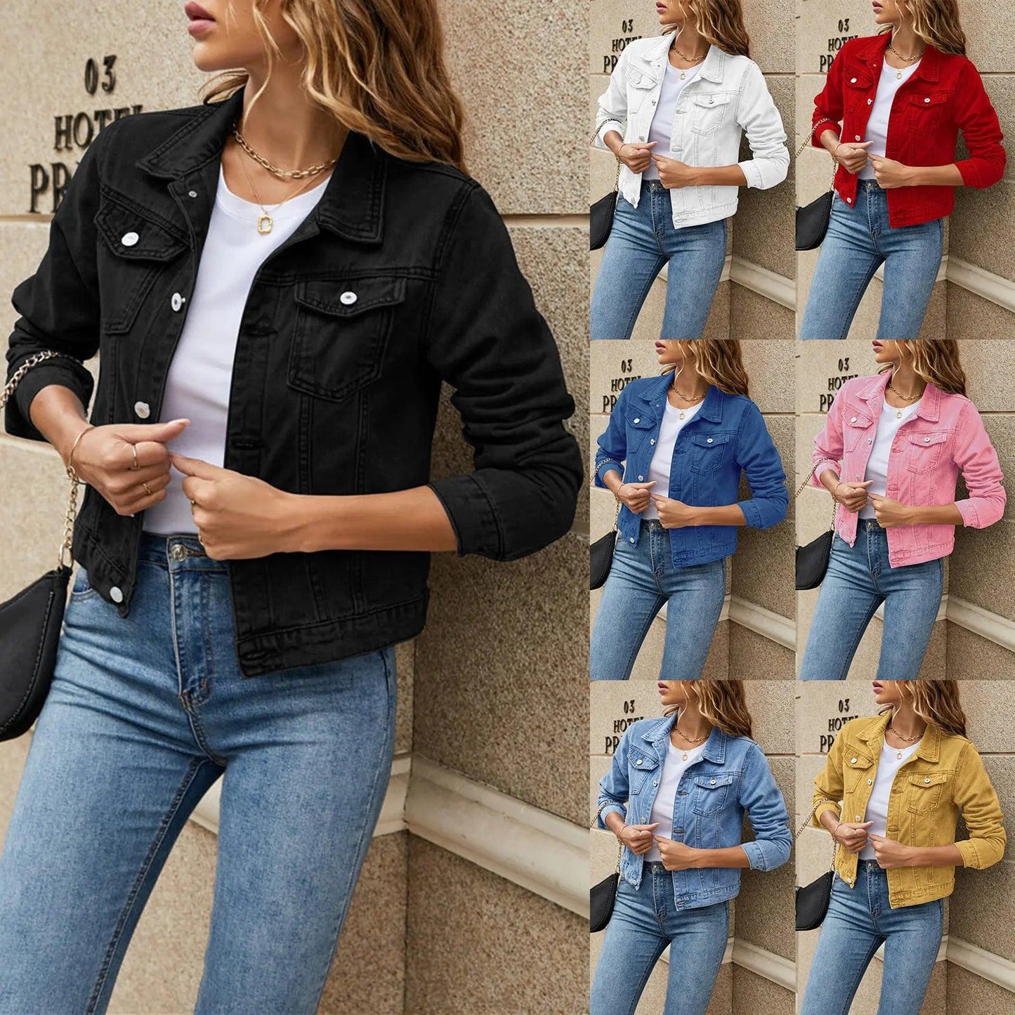 Women's Denim Jacket - Sí Fashions