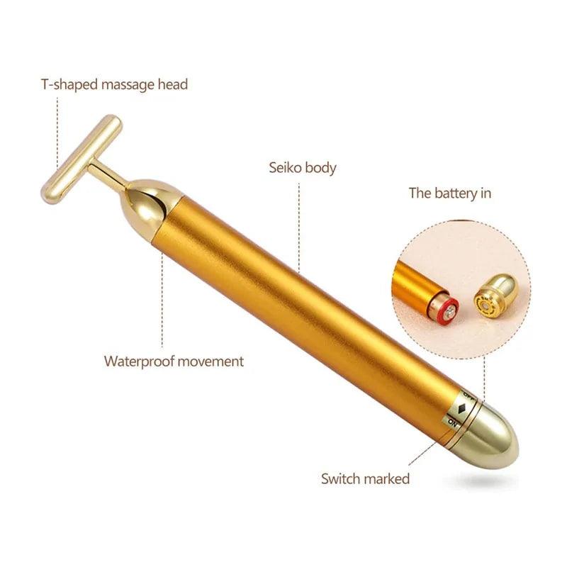 Energy 24K Gold T Beauty Bar Roller - Radiant Skin - Sí Fashions