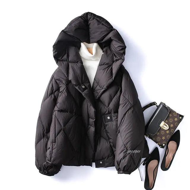 Winter New Fashion Duck Down Short Jacket - Sí Fashions