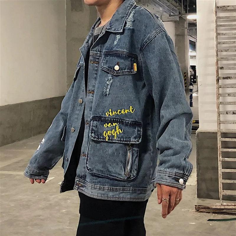 Van Gogh Starry Night Denim Jacket - Sí Fashions