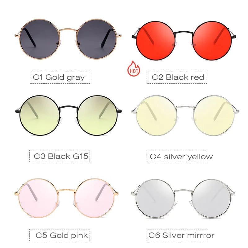 Small Retro Round Sunglasses for Women - Sí Fashions