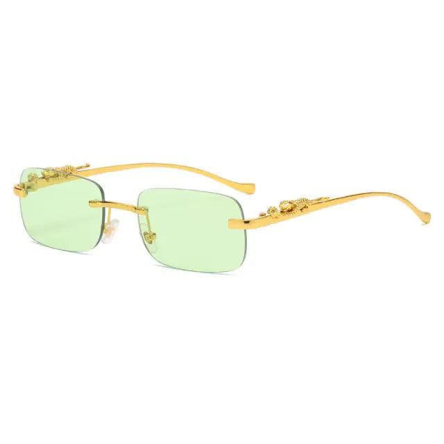 Vintage Rimless Square Sunglasses - Sí Fashions