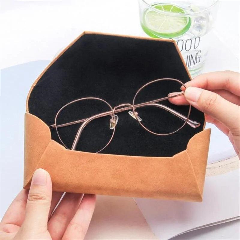 Fashion PU Leather Sunglasses Case 6.5cm - Sí Fashions