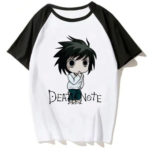 Death Note Anime T-Shirt: Kawaii Bleach Ichigo Graphic Tee - Sí Fashions