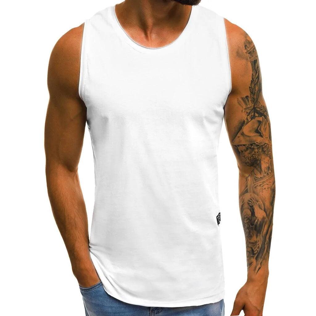 Men's Summer Casual Slim Sleeveless T-Shirt Top Blouse - Sí Fashions