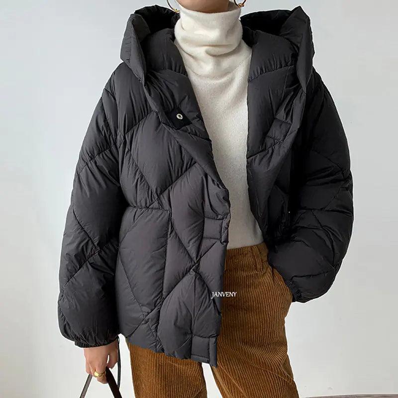 Winter New Fashion Duck Down Short Jacket - Sí Fashions