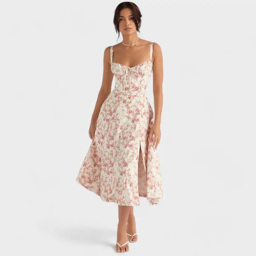 Fleur Floral Dress - Sí Fashions