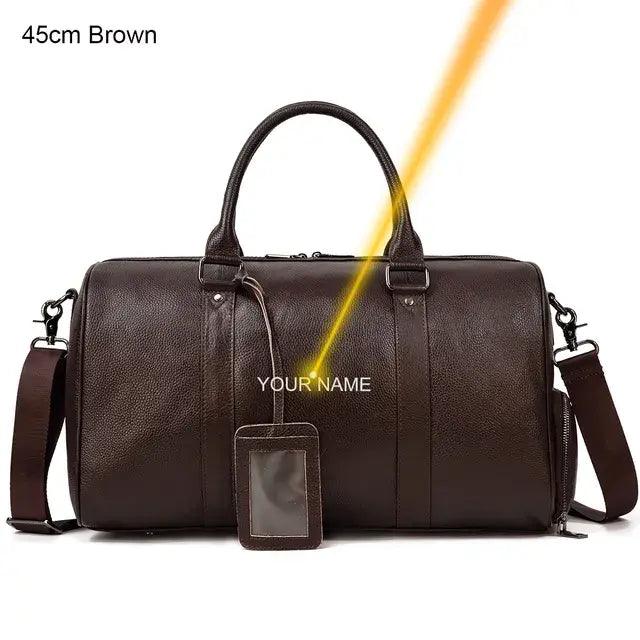 Genuine Leather Travel Bag - Sí Fashions