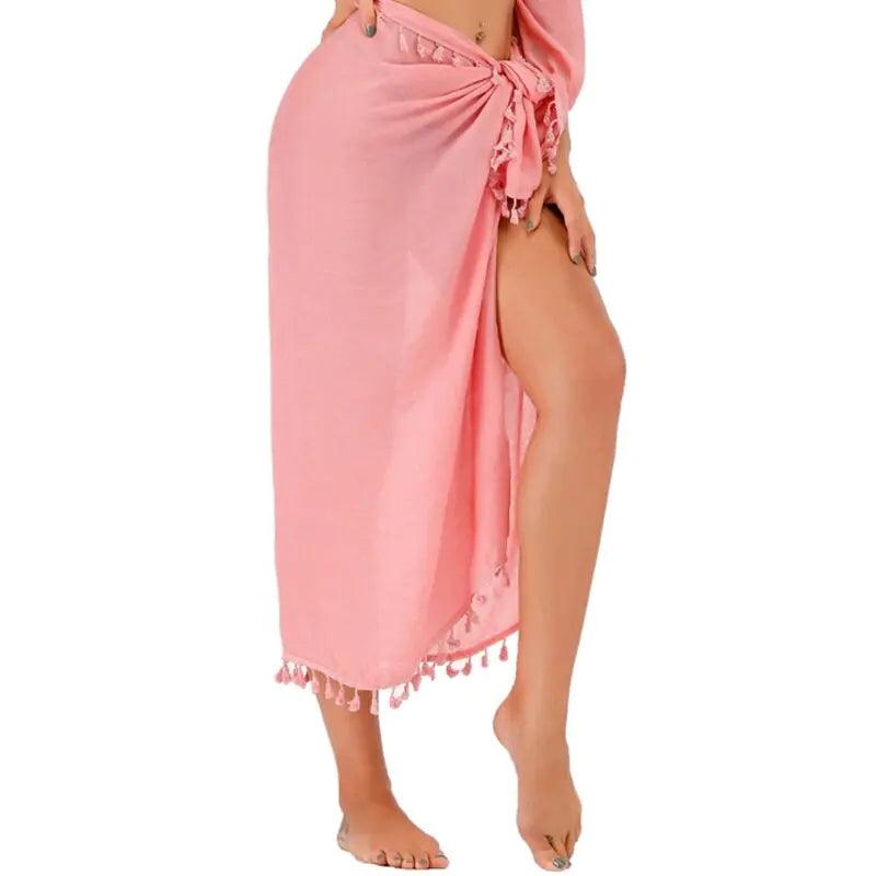 Womens Long Beach Cover Up Sarong - Sí Fashions