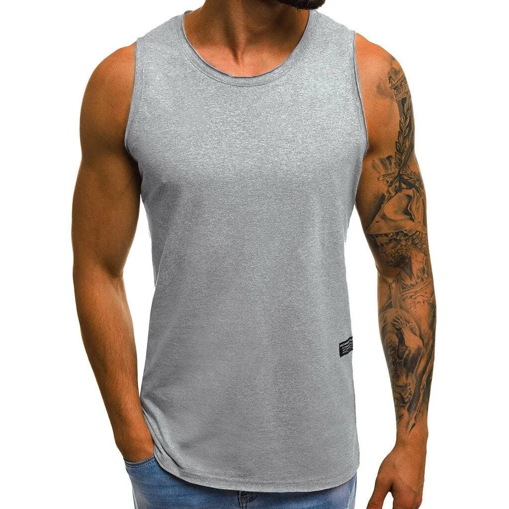 Men's Summer Casual Slim Sleeveless T-Shirt Top Blouse - Sí Fashions