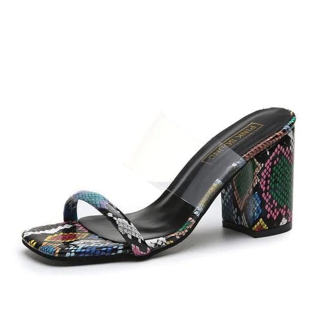 Women Transparent PVC Sandals - Sí Fashions