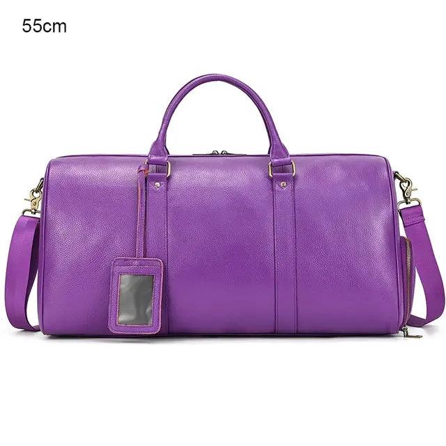 Genuine Leather Travel Bag - Sí Fashions