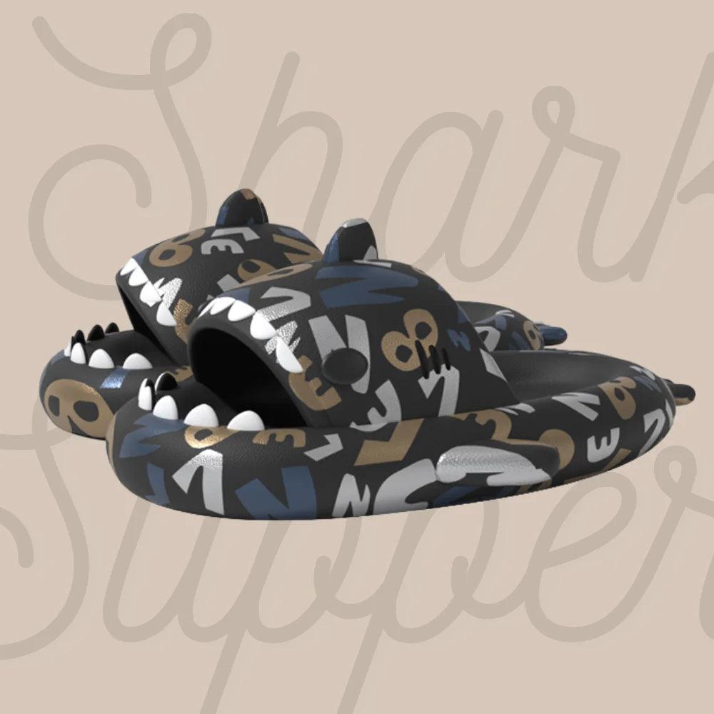 Rubber Shark Slippers - Sí Fashions