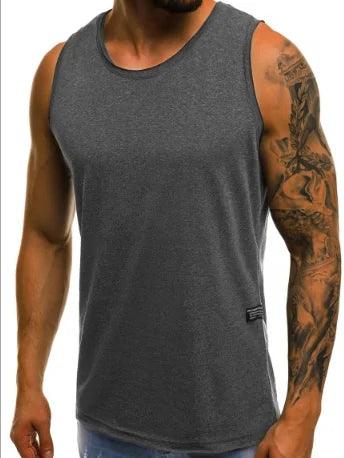 Men's Summer Casual Slim Sleeveless T-Shirt Top Blouse - Sí Fashions