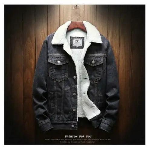 Men Light Blue Jean Jacket - Sí Fashions