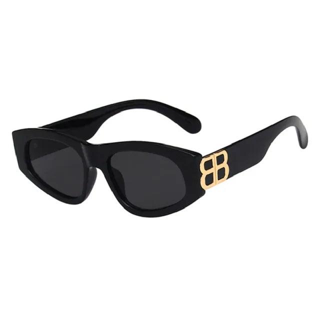 Small Square Frame UV400 Sunglasses Retro - Sí Fashions