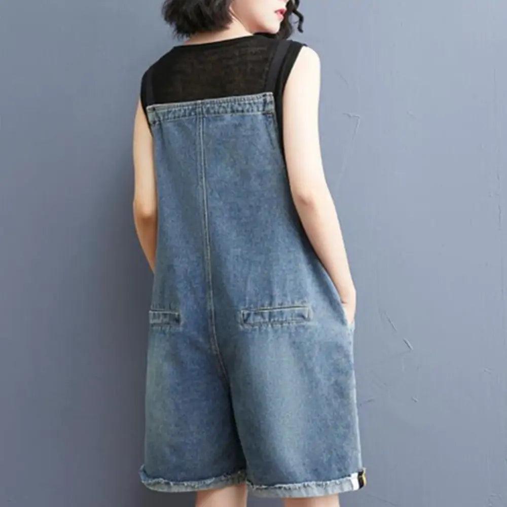 Summer Denim Rompers - Sí Fashions