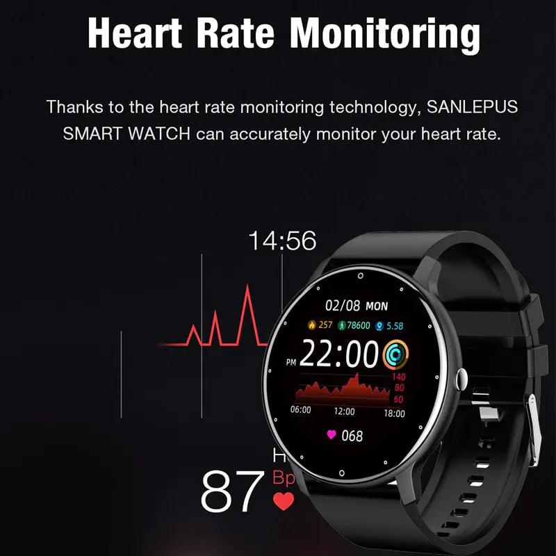 New Smart Watch Men Full Touch Screen Sport Fitness Watch - Sí Fashions