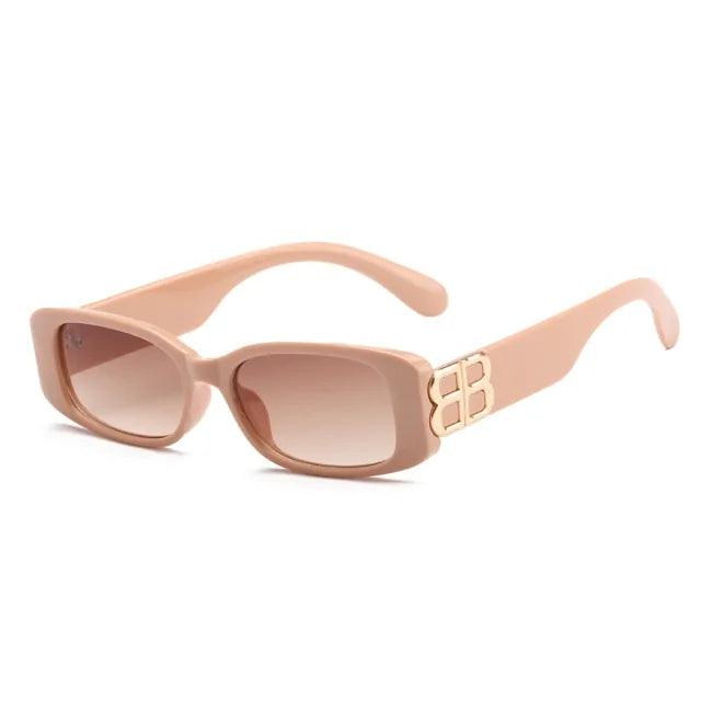 Small Square Frame UV400 Sunglasses Retro - Sí Fashions