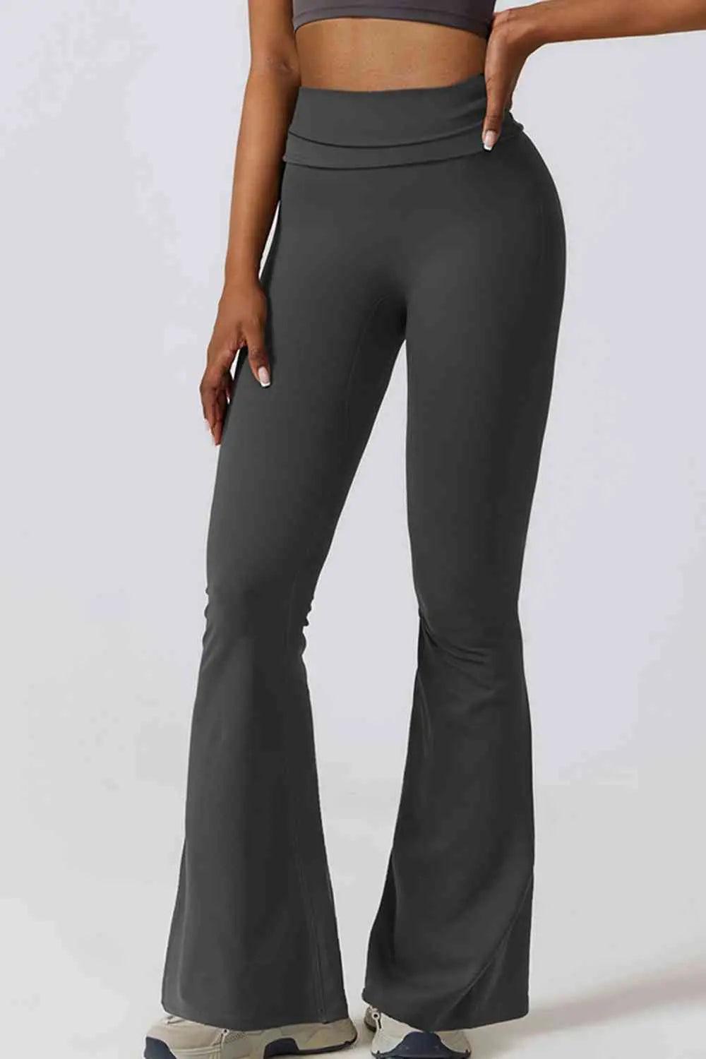 Halter Neck Flare Sport Jumpsuit - Sí Fashions