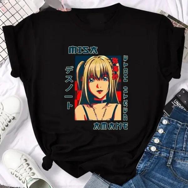 Death Note Anime T-Shirt: Kawaii Bleach Ichigo Graphic Tee - Sí Fashions